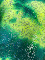 Lime Green Glitter Spandex (D)