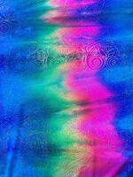 Multi Neon Glitter Spandex (A)
