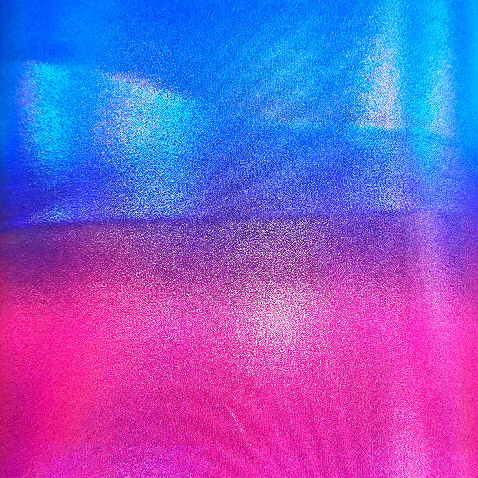 Nylon Spandex Hologram Foil Print 58/60" X 280G/Y - Pink/Blue
