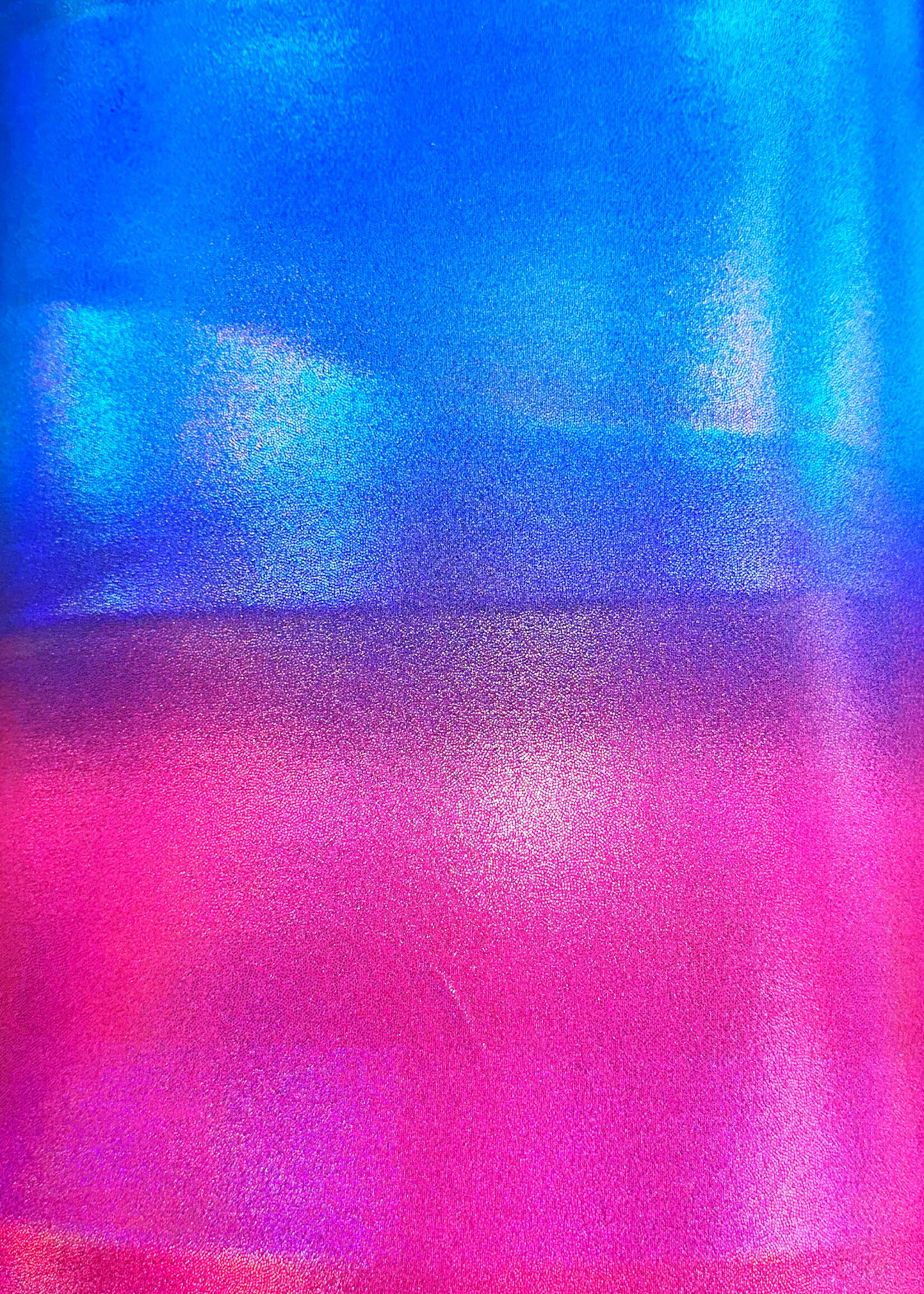 Nylon Spandex Hologram Foil Print 58/60" X 280G/Y - Pink/Blue