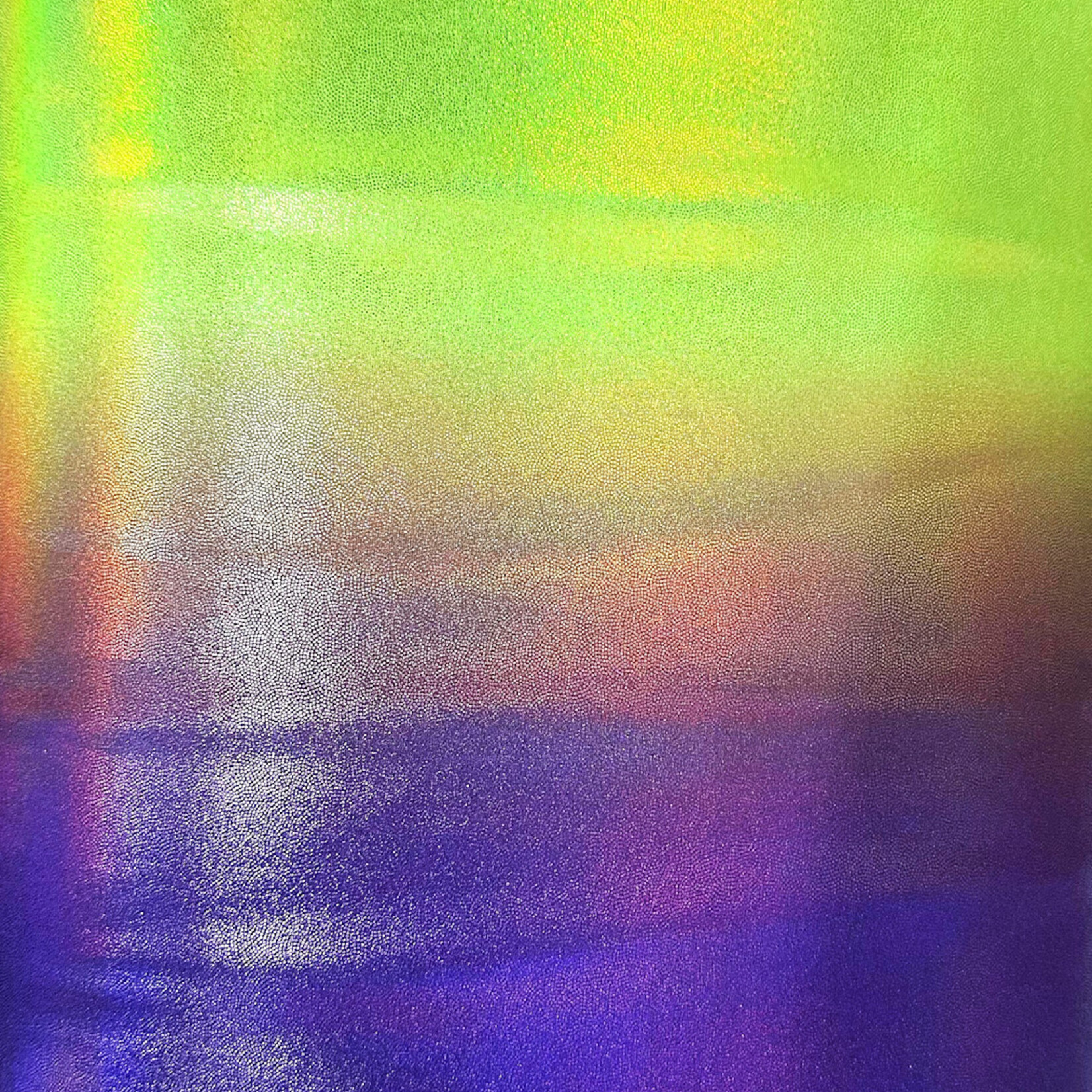 Nylon Spandex Hologram Foil Print 58/60" X 280G/Y - Neon Green/Purple