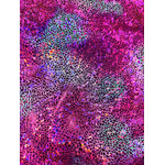 Pink Pattern Ombre Holographic Spandex #7