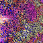 Yellow Pattern Ombre Holographic Spandex #3