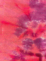 Blush Peach Glitter Spandex (E)