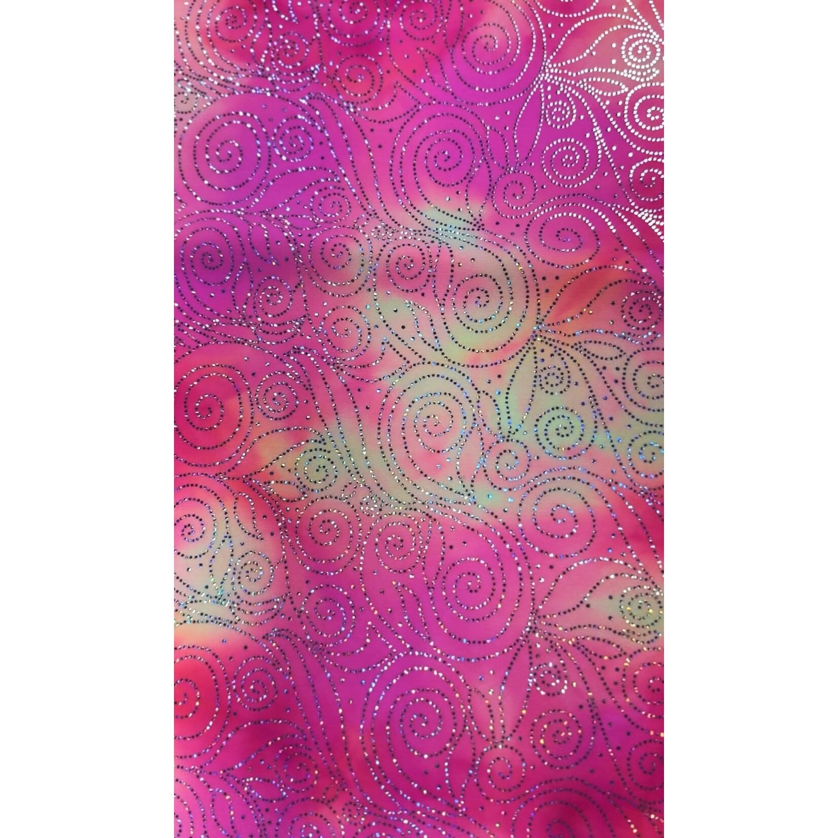 Hot Pink Glitter Spandex (C)