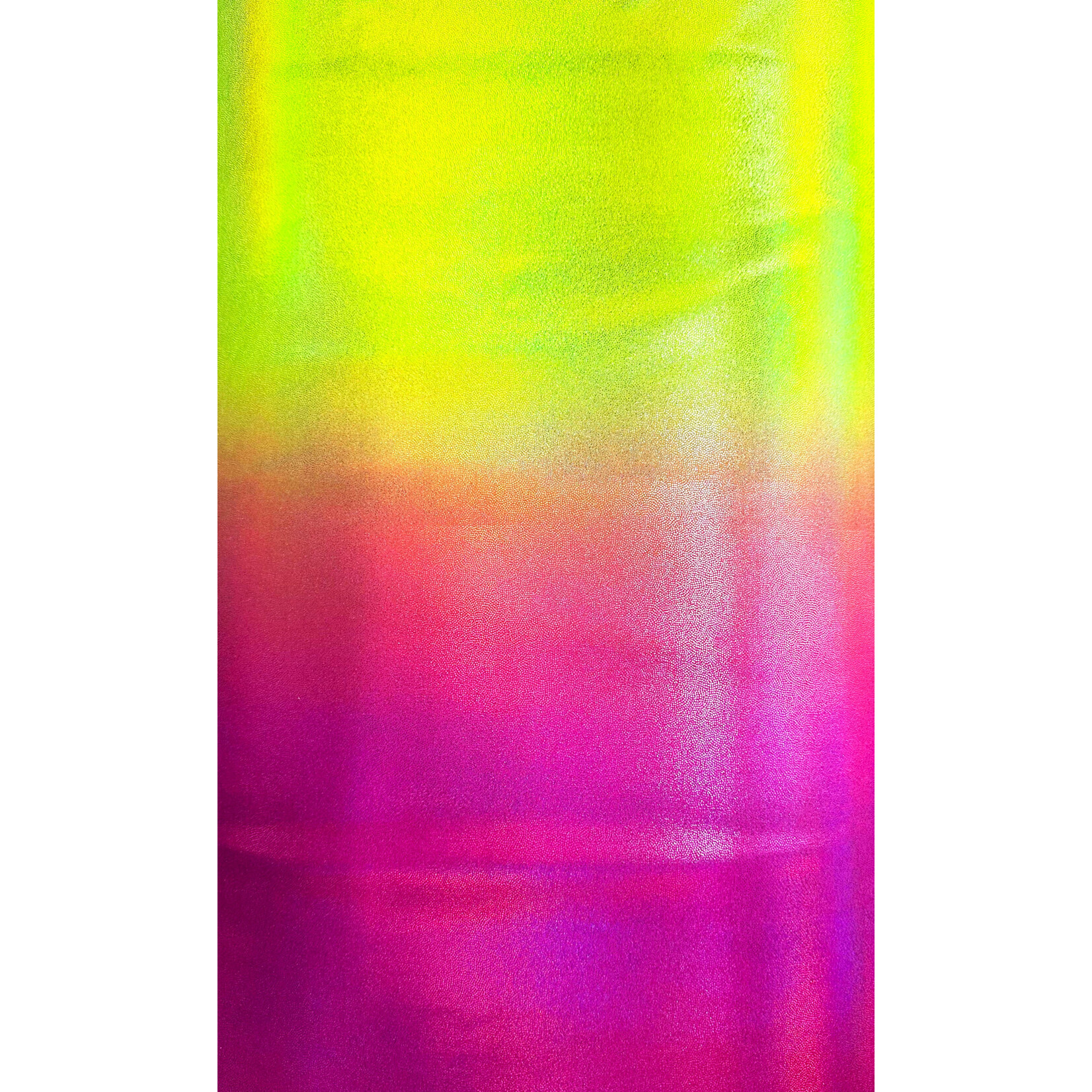 Nylon Spandex Hologram Foil Print 58/60" X 280G/Y - Pink/Yellow