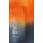 Nylon Spandex Hologram Foil Print 58/60" X 280G/Y - Orange/Black