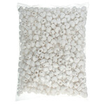 Pony Bead Heart 10x12mm (500pcs) Opaque White