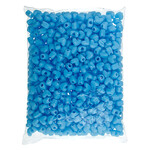 Pony Bead Heart 10x12mm  (500pcs) Opaque Light Blue