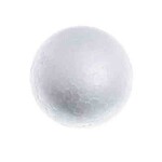 Dylite Styrofoam Ball White 2 1/4 Inches Round Each