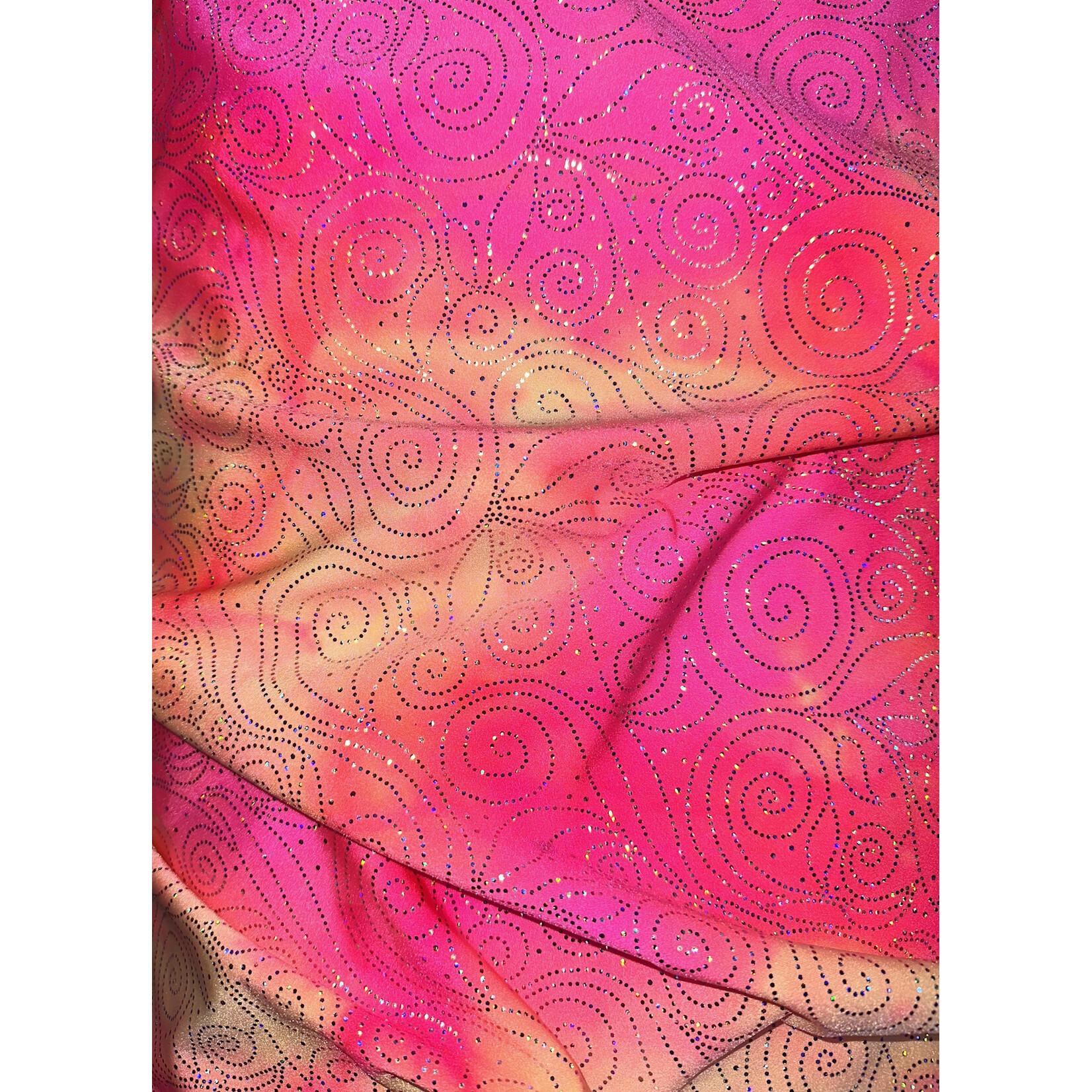 Hot Pink Glitter Spandex (C)