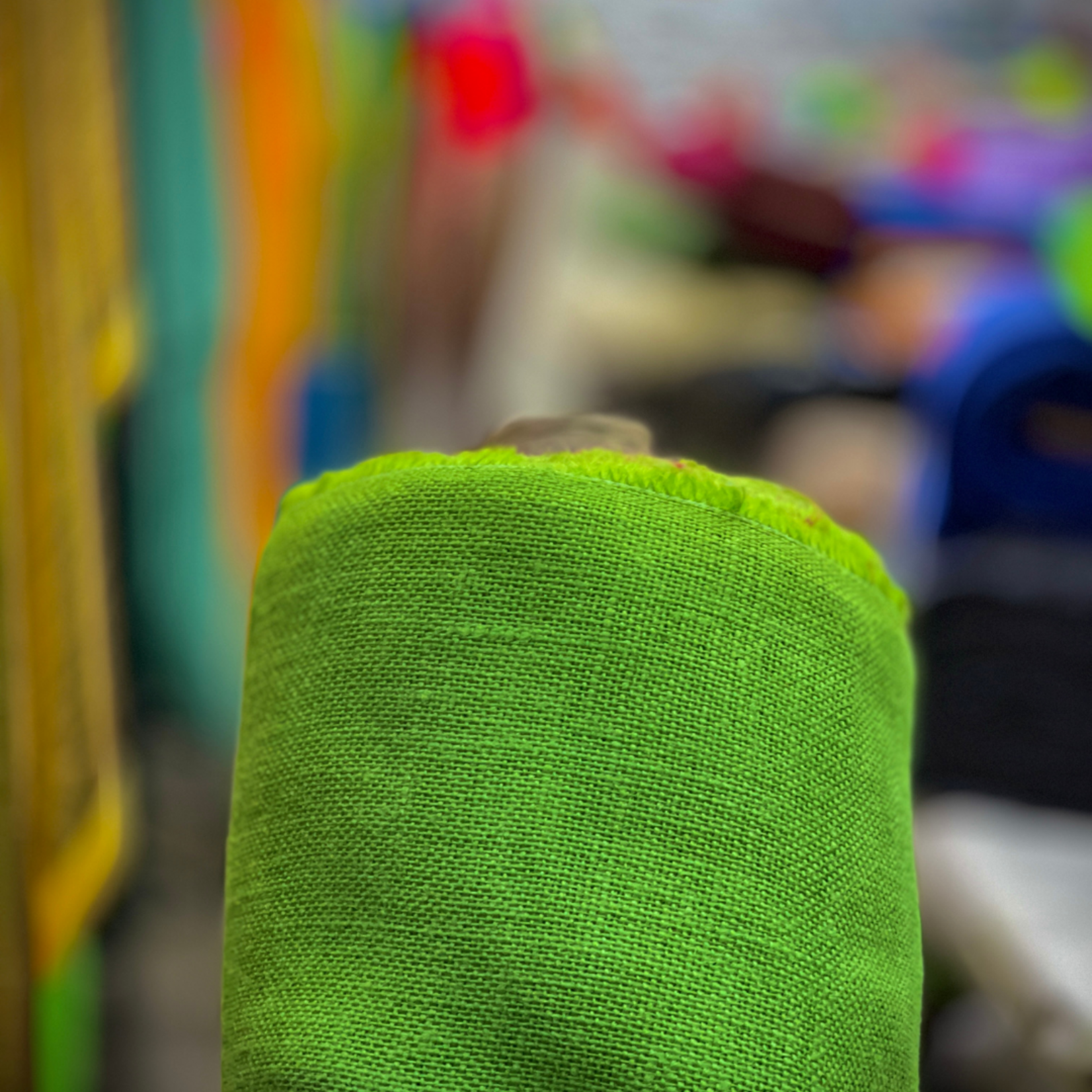 Burlap 54 inches - Parrot Green