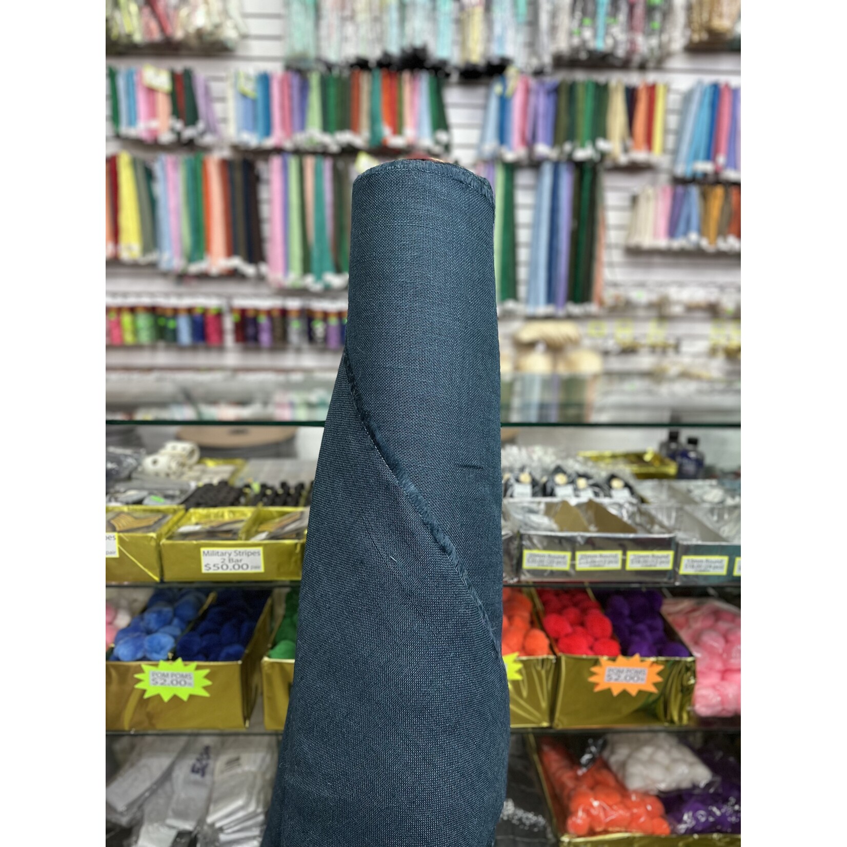 Burlap 54 inches - Turquoise (#8)