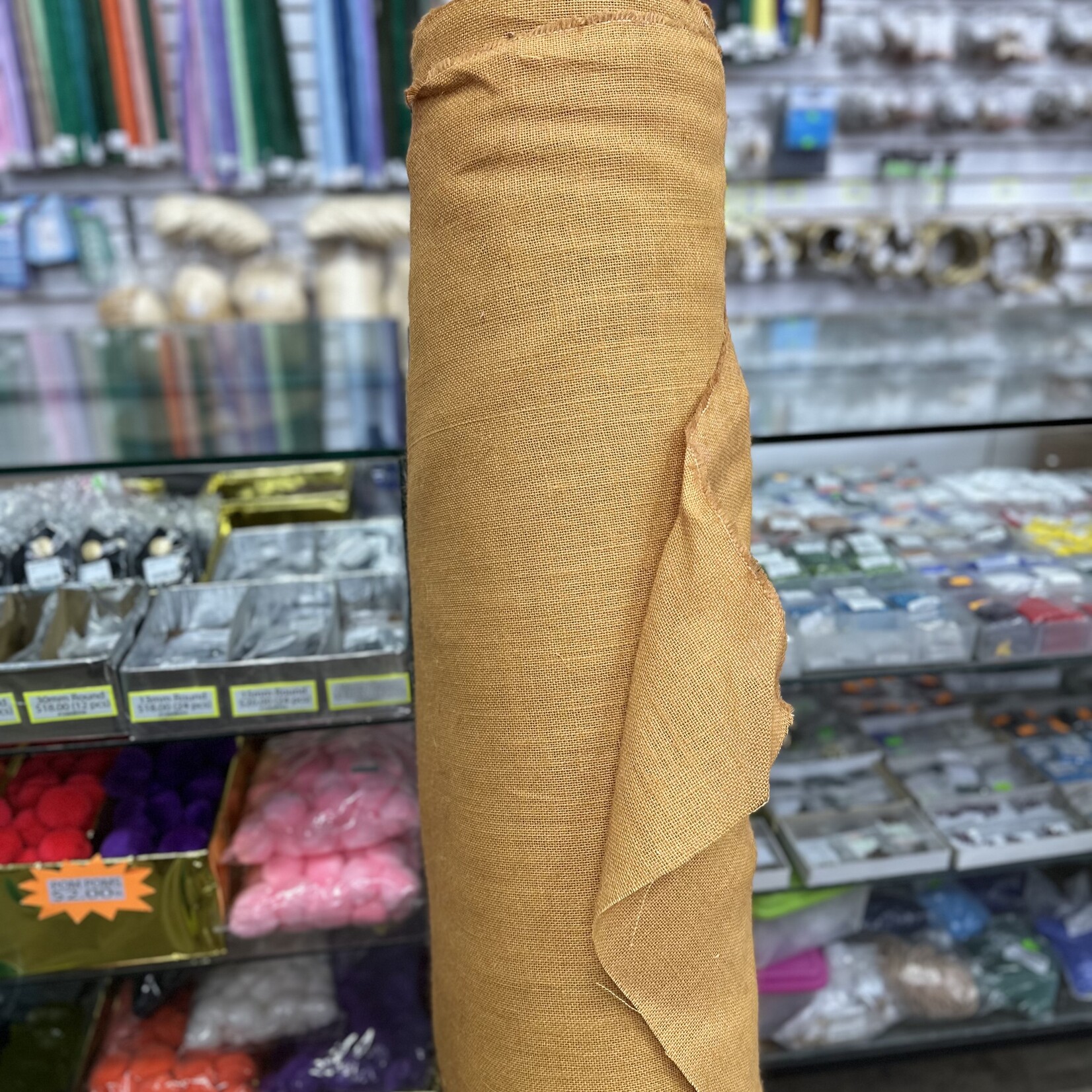 Burlap 54 inches - Infant Wood (#61)