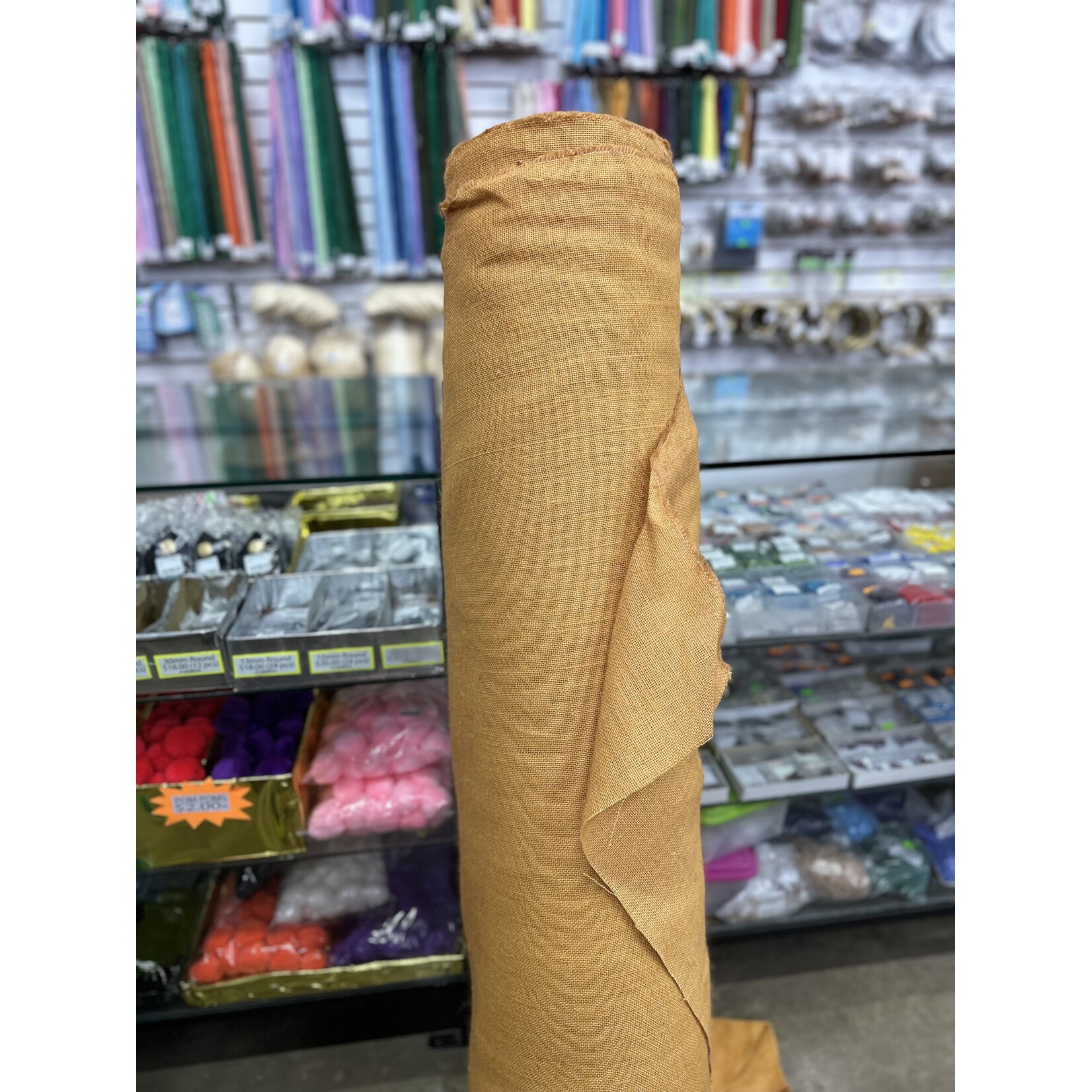 Burlap 54 inches - Infant Wood (#61)