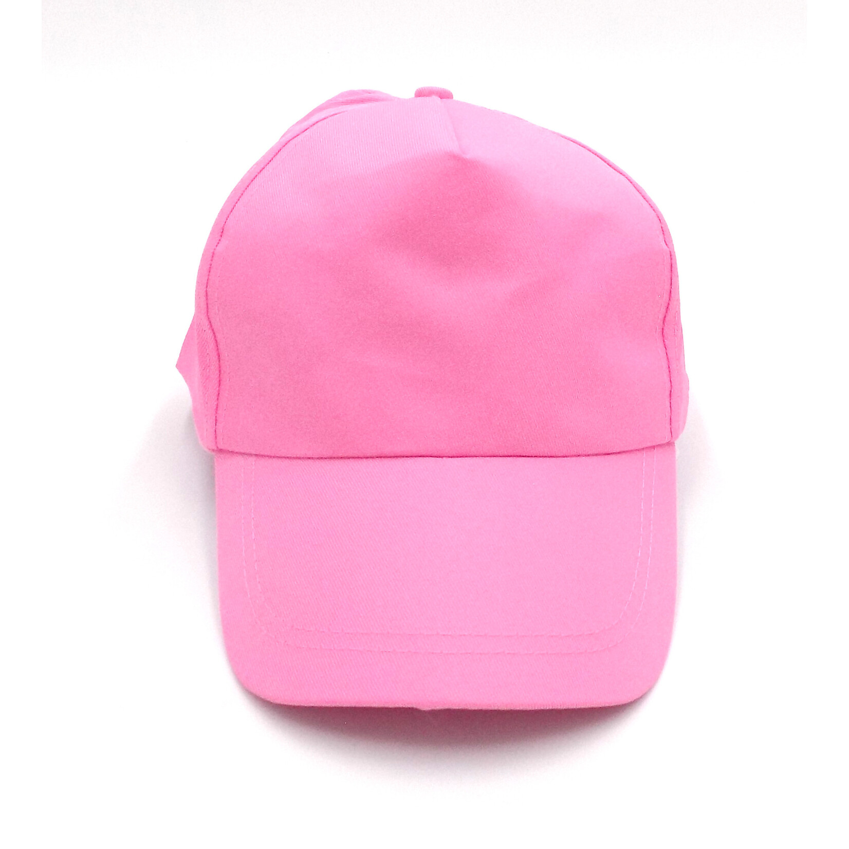 5 Panel cap with Velcro Closure - Baby Pink