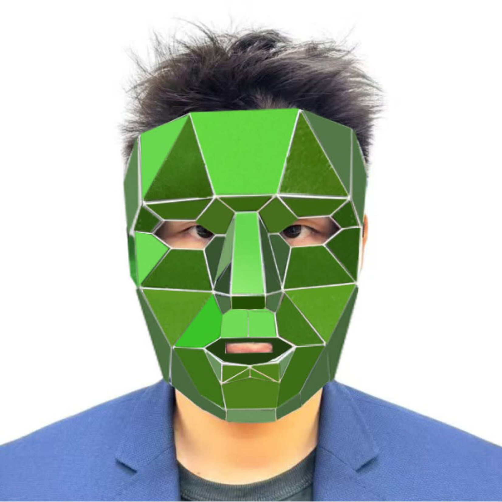 Green Mirror Boss Mask