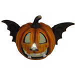 Light Up Bat Pumpkin Decoration