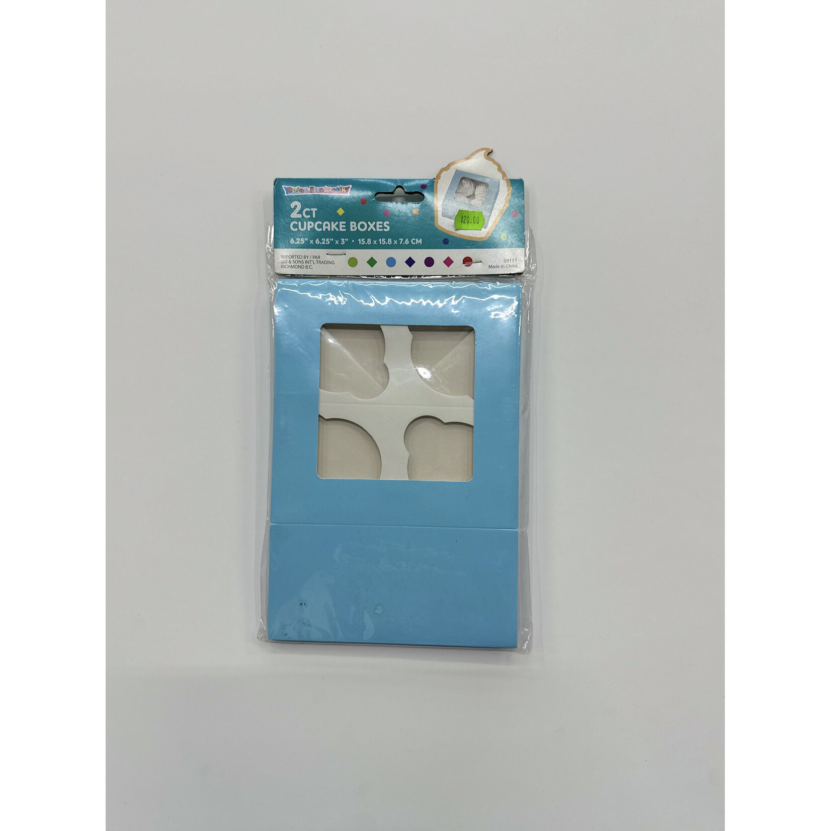 Color Fantastik 2Ct Cupcake Boxes