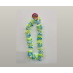 Two Tone Medium Petal Leis Blue and Green