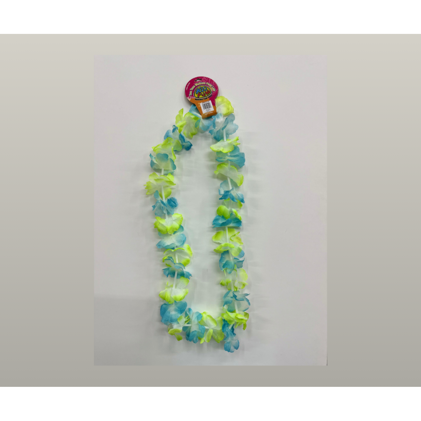 Two Tone Medium Petal Leis Blue and Green