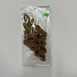 Crystal Motif Diamond Flower 115x230mm Multi