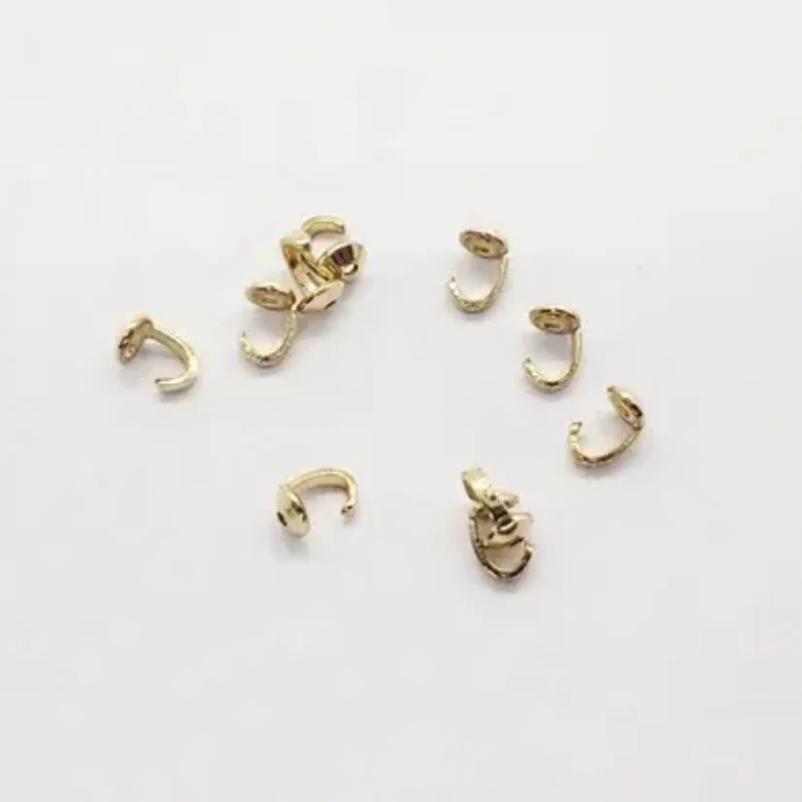 Bead Tips Round Gold (24 pieces)