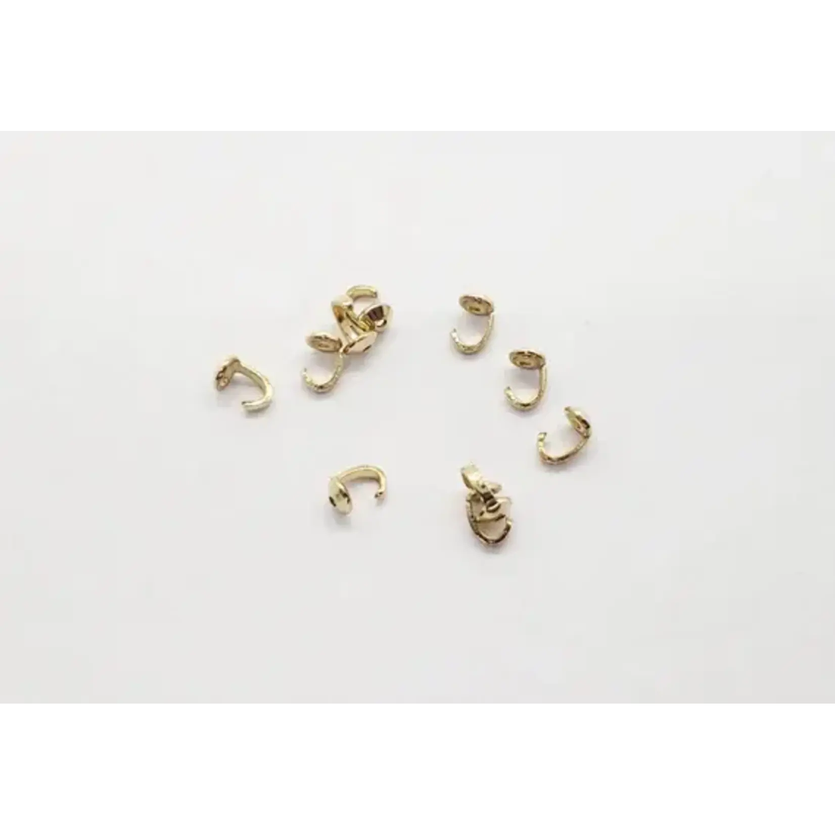 Bead Tips Round Gold (24 pieces)