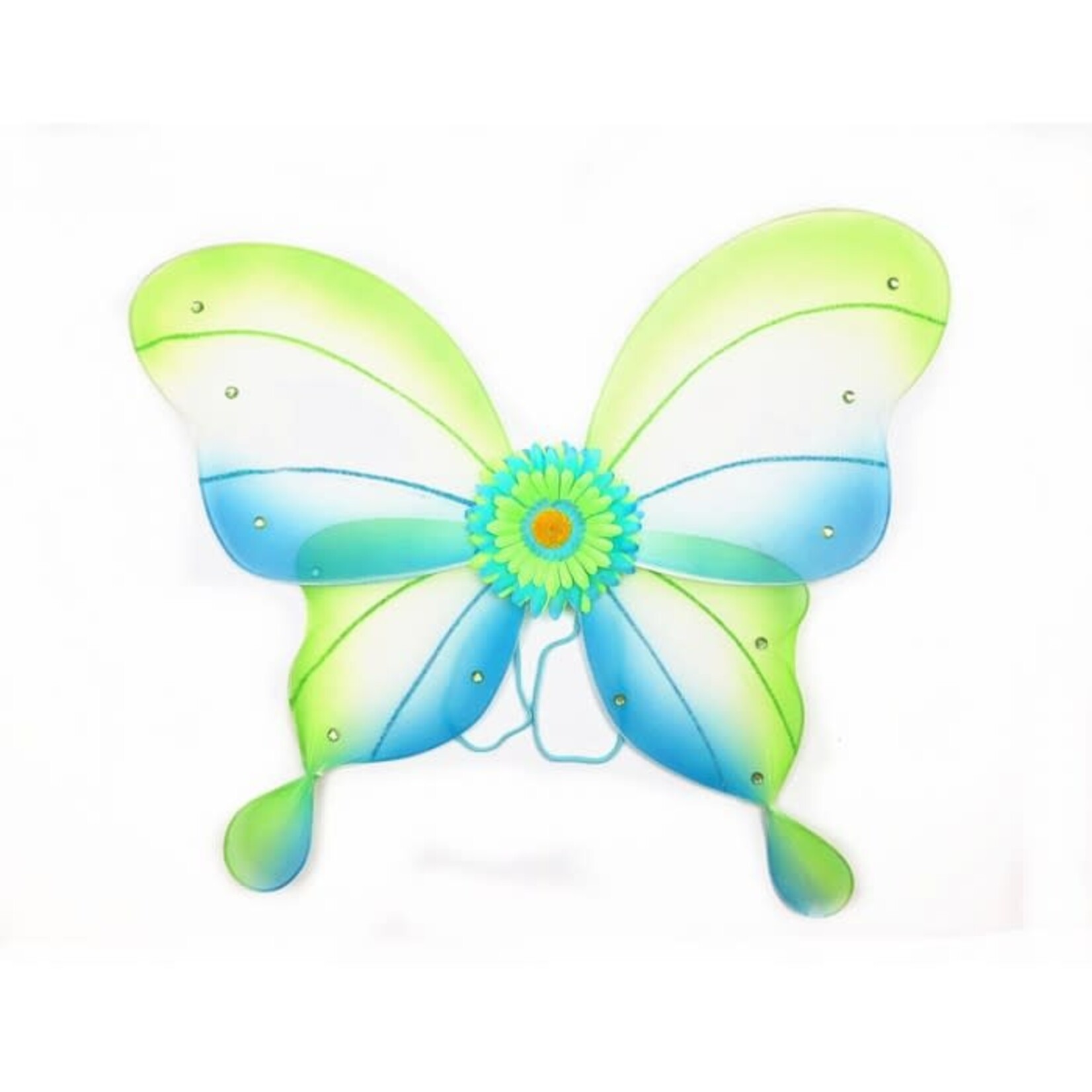 Butterfly Wing Two Tone 21"- Blue & Green