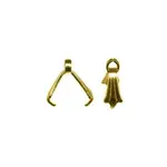 Pinch Pear Bail 12pcs Gold