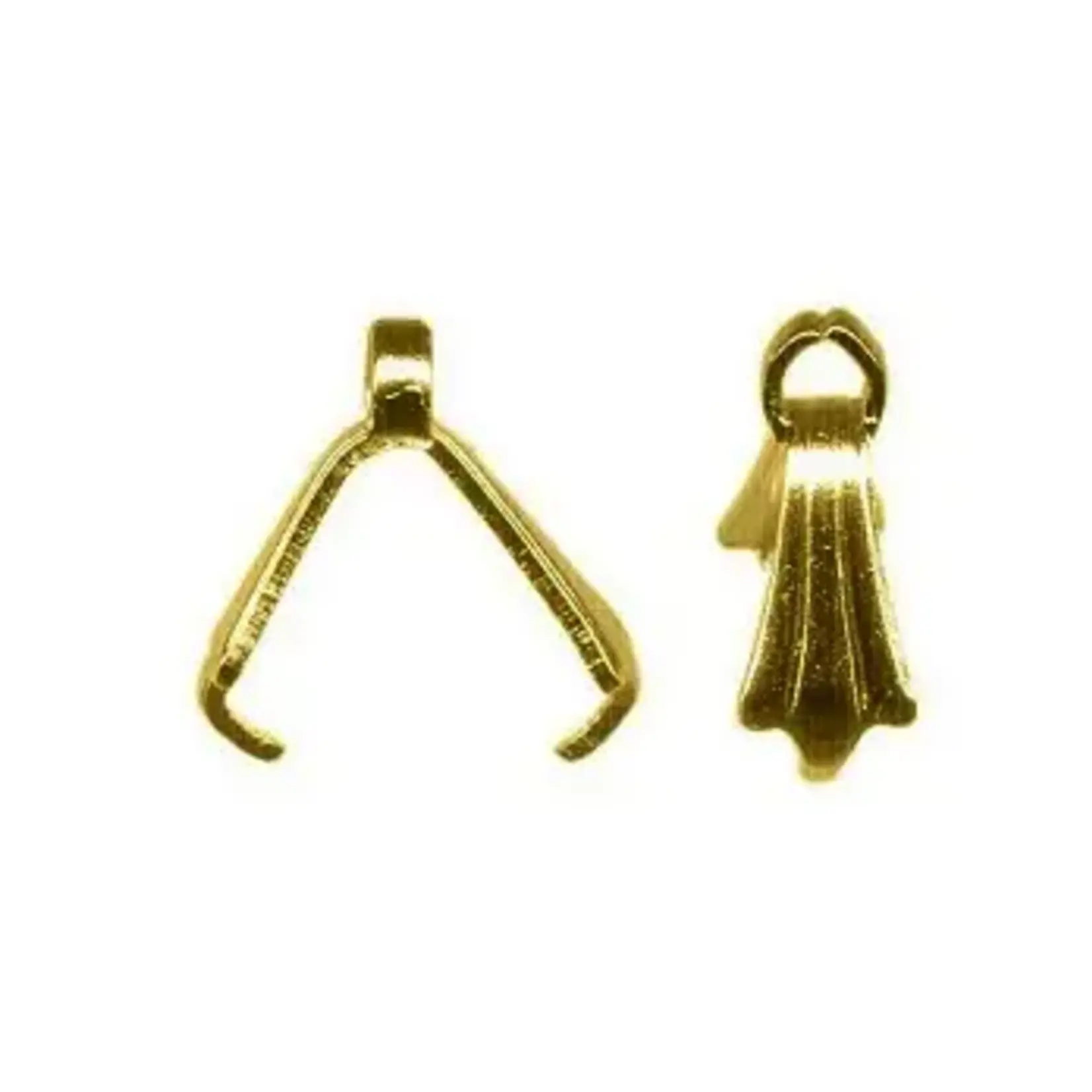 Pinch Pear Bail 12pcs Gold