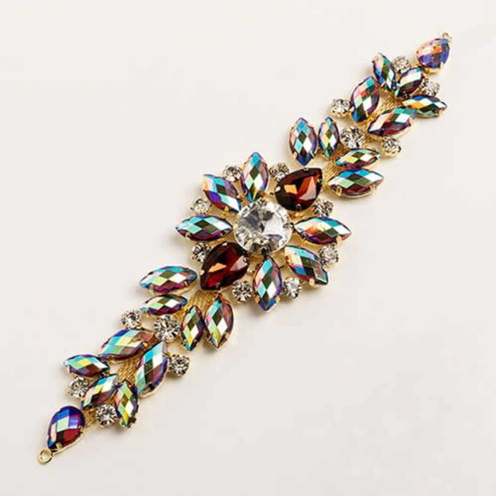 Crystal Motifs Embellishments 18cm Floral