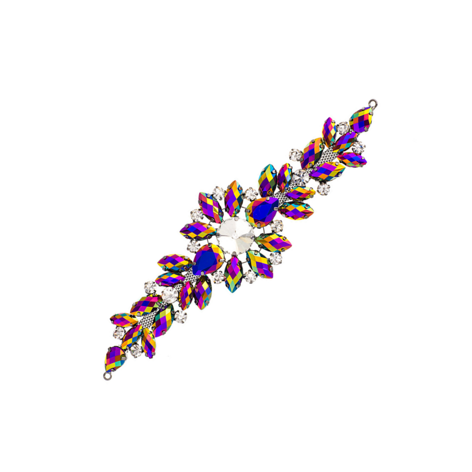 Crystal Motifs Embellishments 18cm Floral