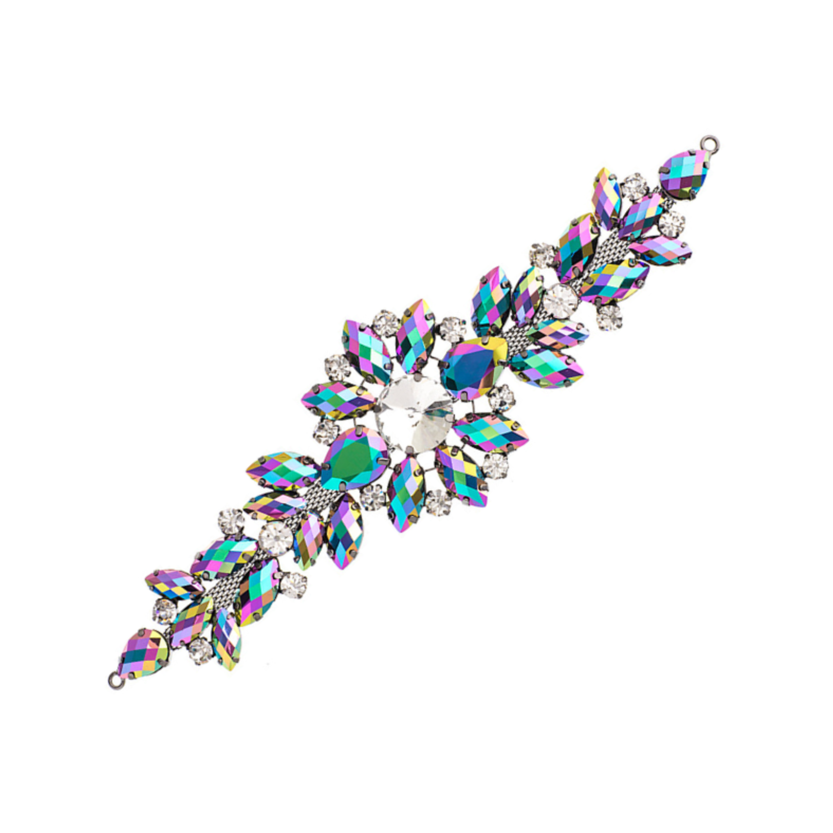 Crystal Motifs Embellishments 18cm Floral