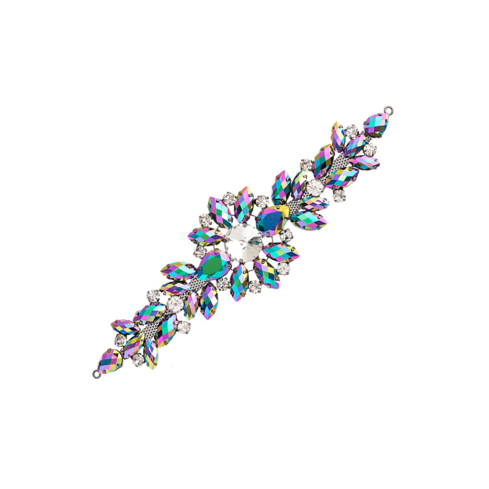 Crystal Motifs Embellishments 18cm Floral