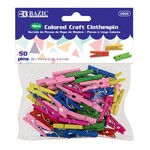 Mini Coloured Clothes Pin (50/Pack)