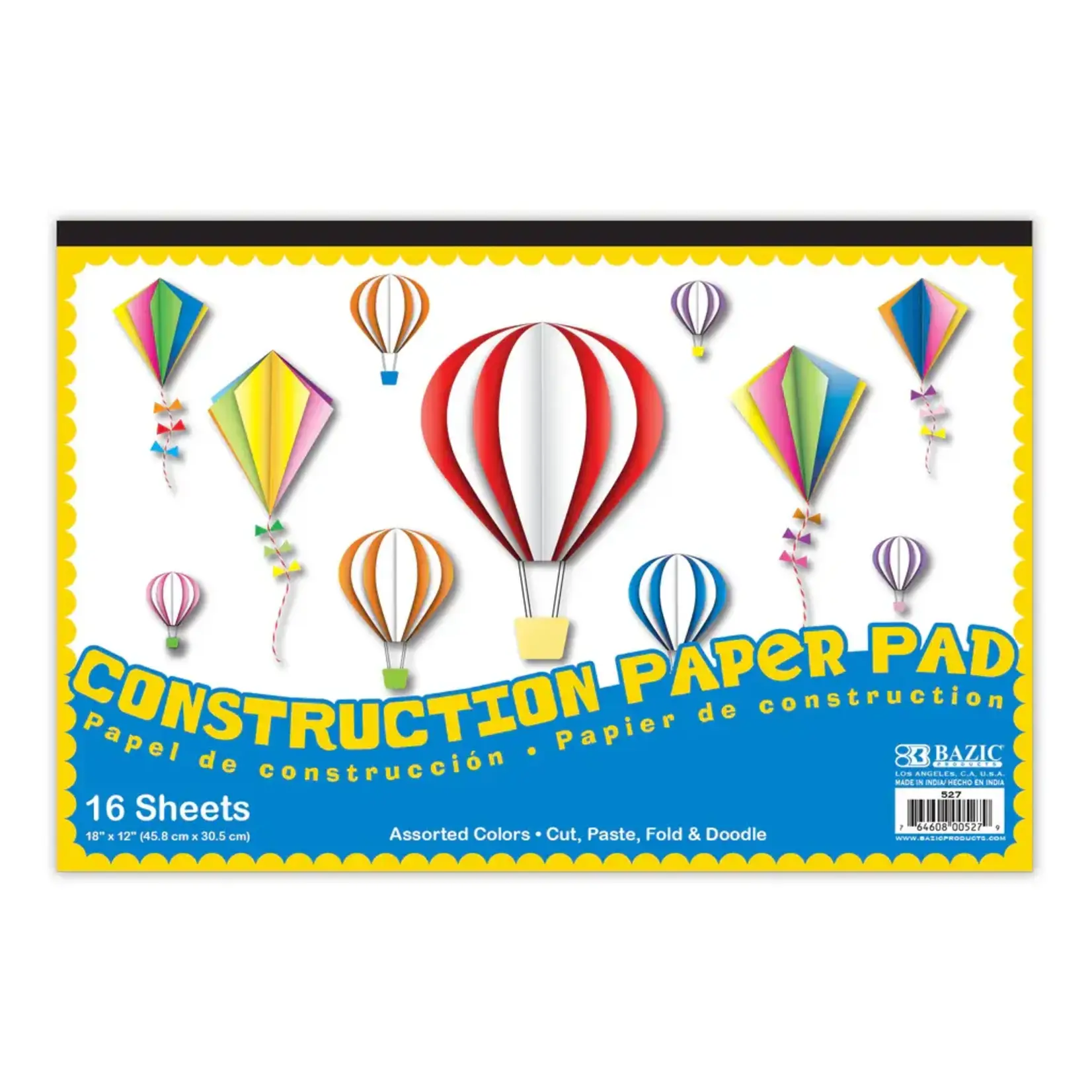 18" X 12" Construction Paper Pad