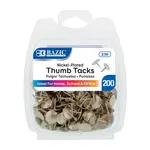Nickel (Silver) Thumb Tack (200/Pack)