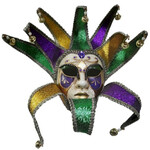 Mardi Gras Jester Mask