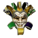 Mardi Gras Jester Mask