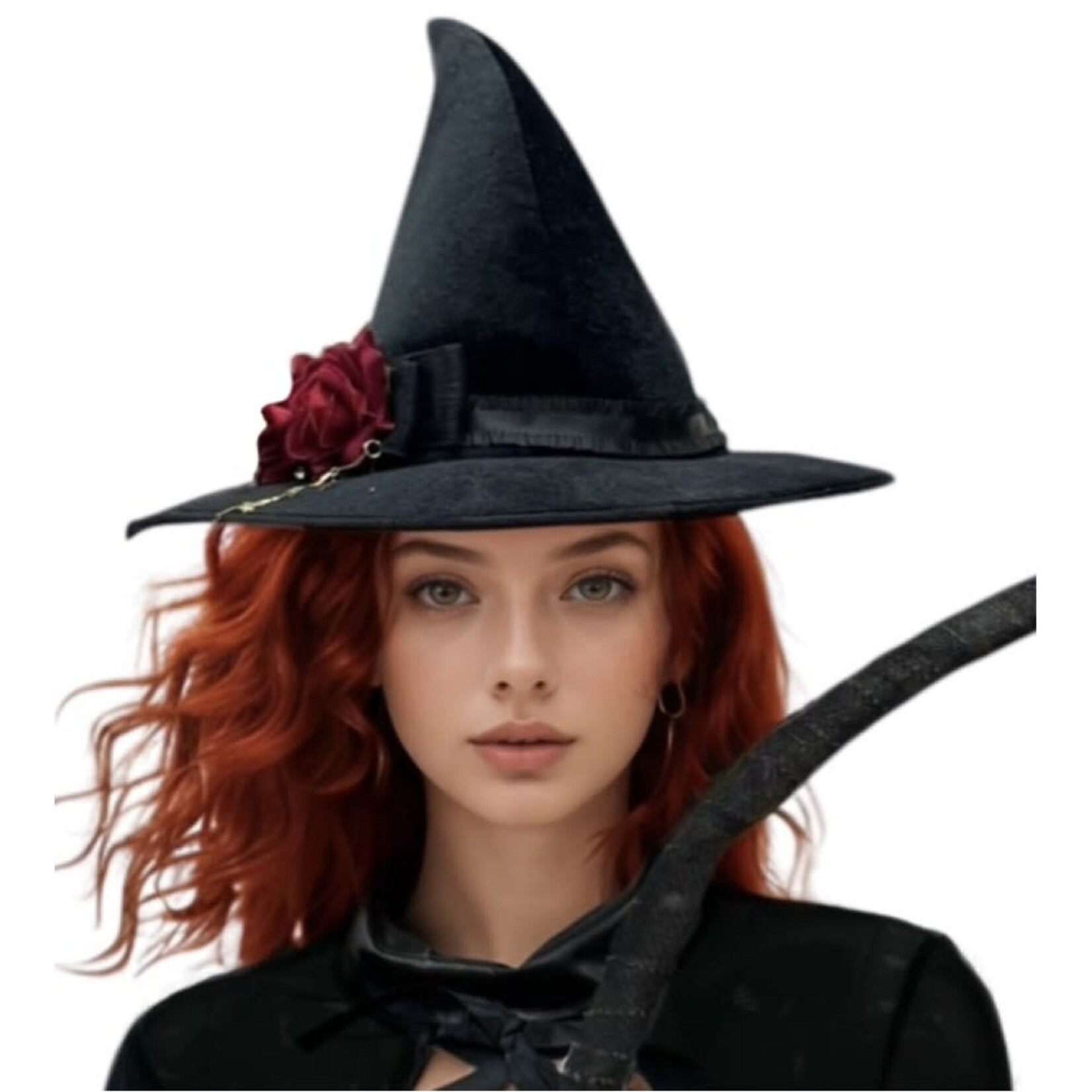 Black Velvet Witch Hat