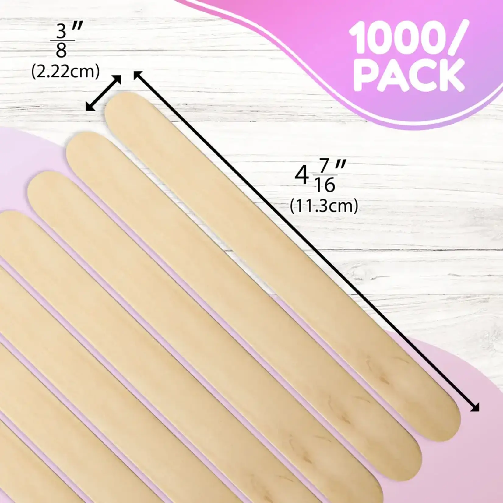 BAZIC Natural Craft Stick (1000 /box)