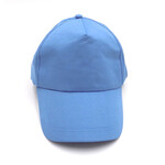 5 Panel cap with Velcro Closure -  Light Blue