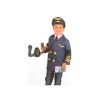 Pilot Navy Blue with Cap & Jacket Costume - Kids