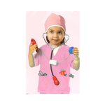 Pink Nurse Scrub Costume - Kids (Large)