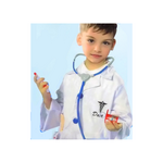 Doctor White Coat with Print Costume - Kids (Large)