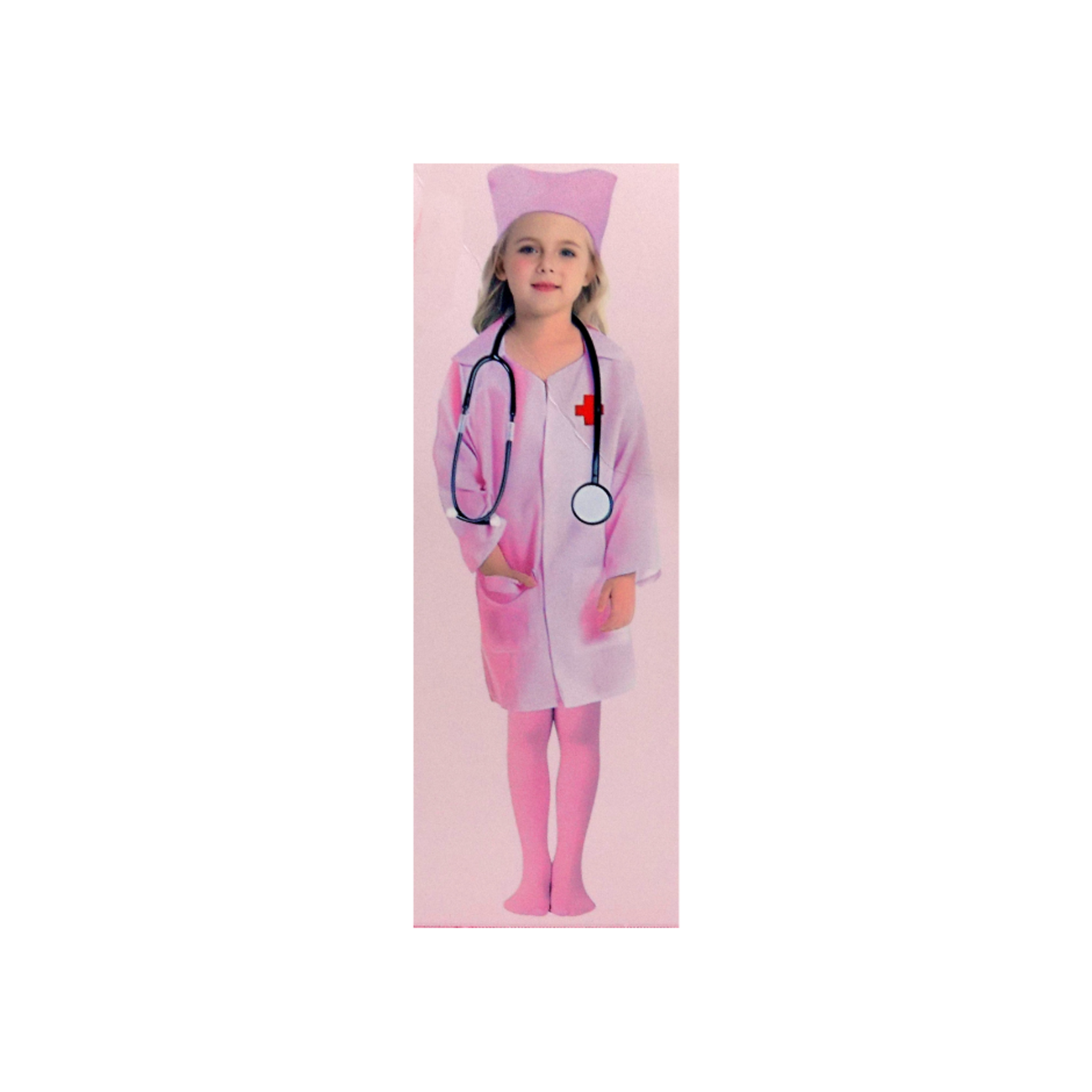 Pink Nurse Coat Costume - Kids (Medium)