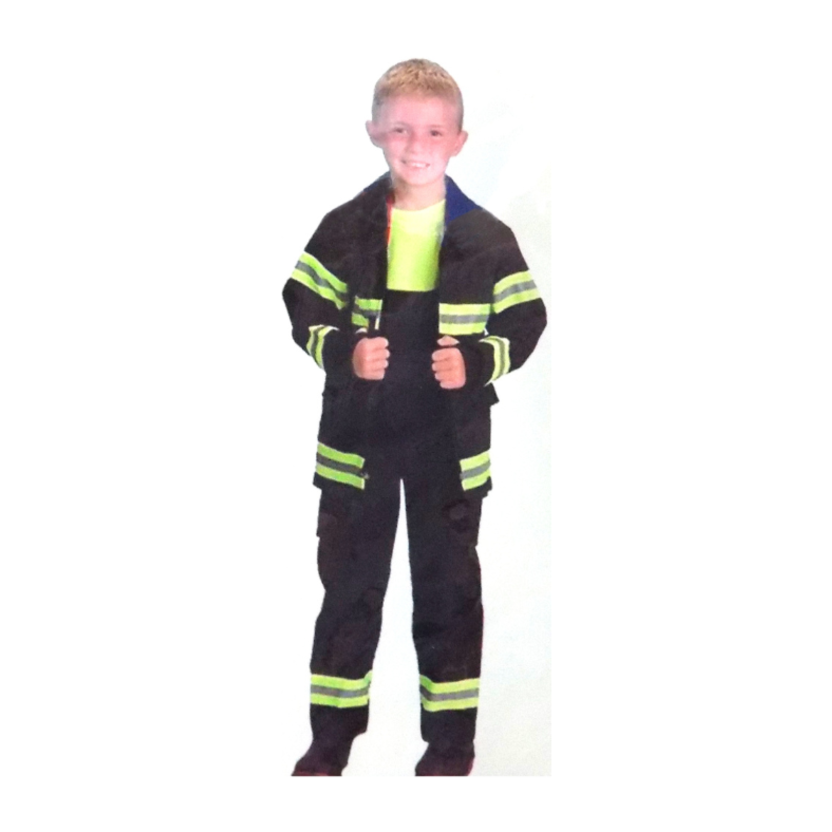 Fireman Navy Blue Costume with Toy - Kids (Medium)