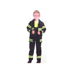 Fireman Navy Blue Costume with Toy - Kids (Large)