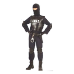Black Swat Suit Costume - Kids (Large)